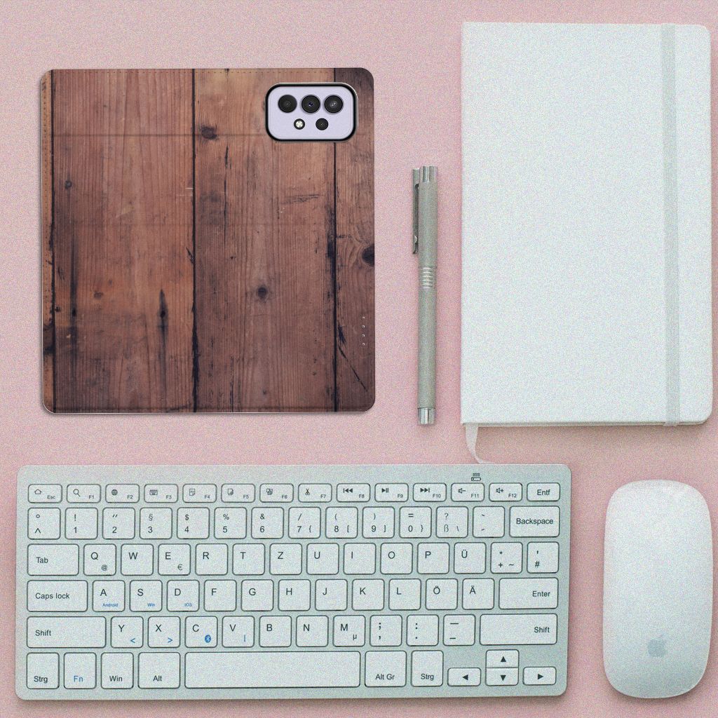 Samsung Galaxy A33 5G Book Wallet Case Old Wood - B2C Telecom