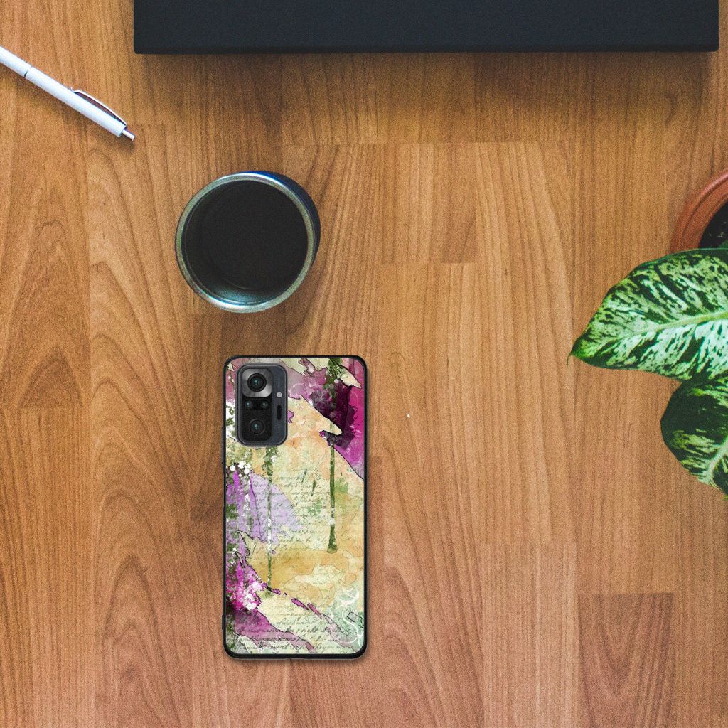 Kleurrijke Telefoonhoesje Xiaomi Redmi Note 10 Pro Letter Painting B2C Telecom