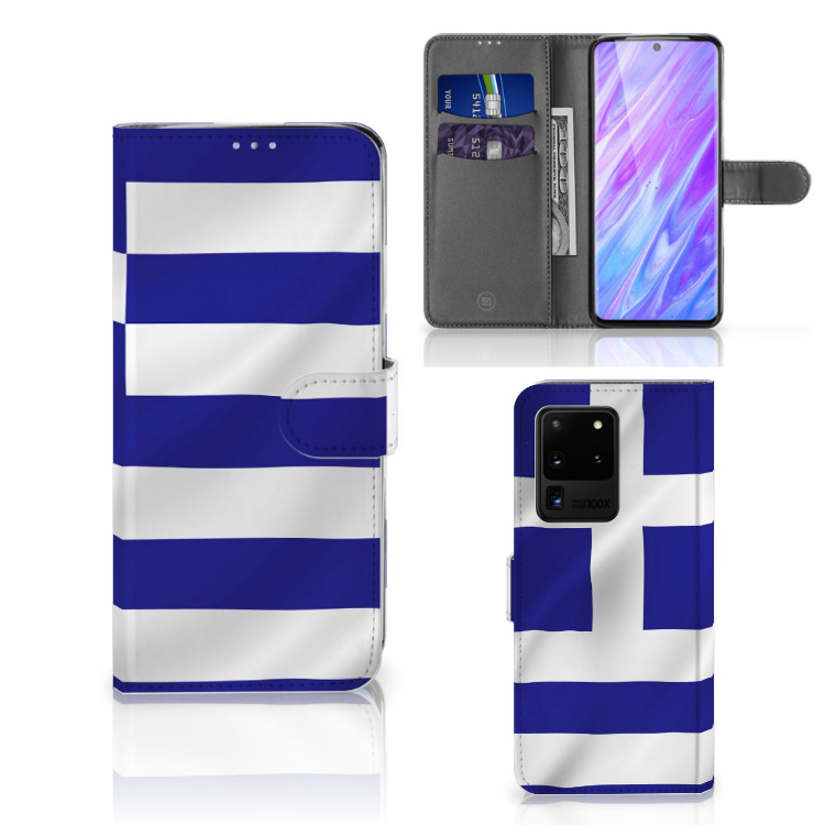 Samsung Galaxy S20 Ultra Bookstyle Case Griekenland