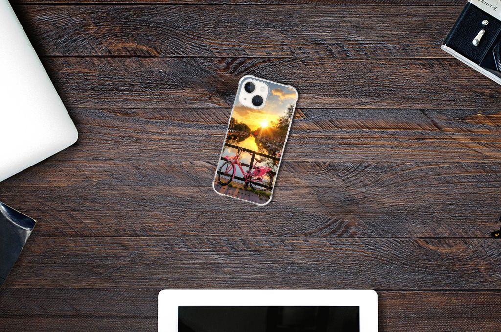 iPhone 13 Telefoonhoesje met valbescherming Amsterdamse Grachten B2C Telecom