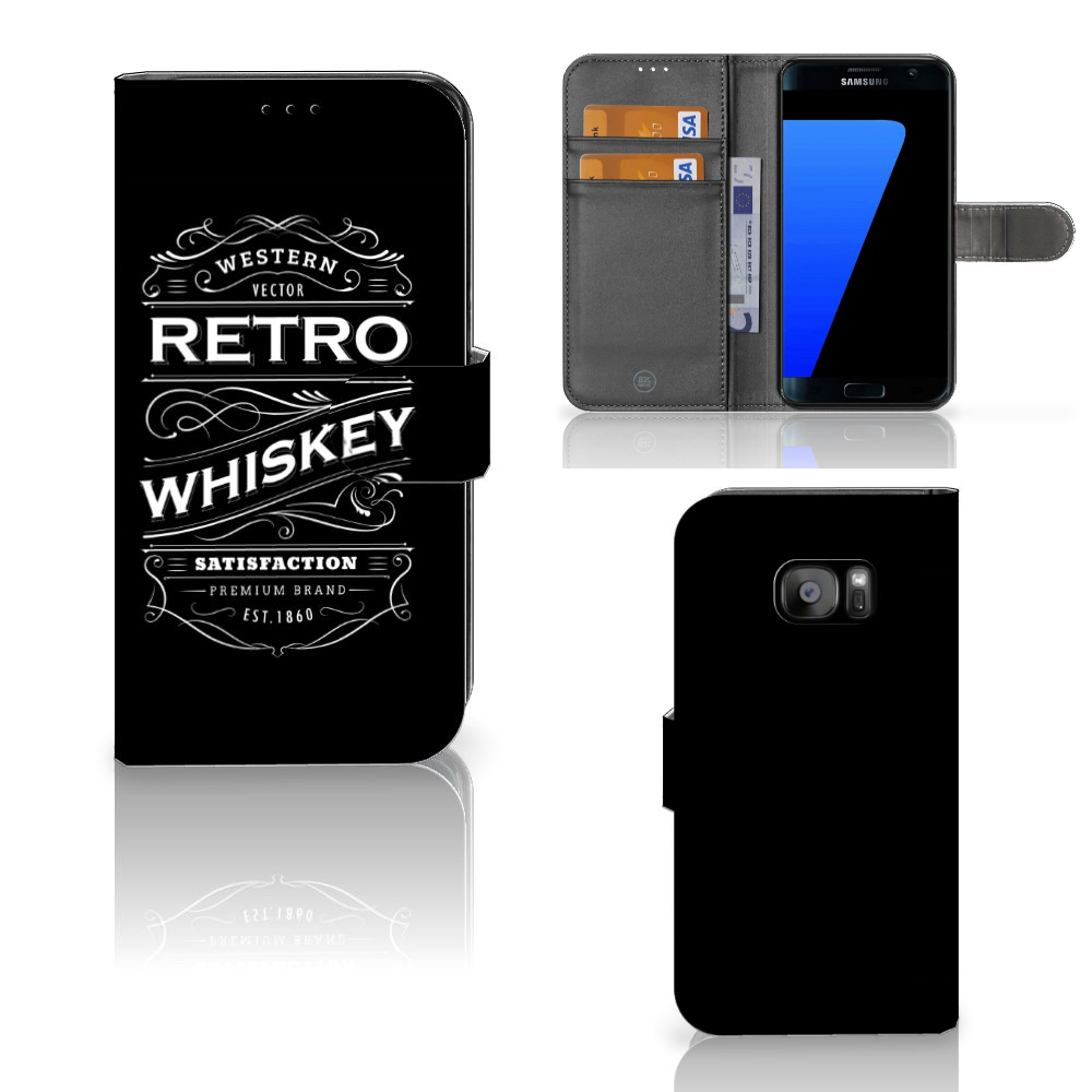 Samsung Galaxy S7 Edge Book Cover Whiskey