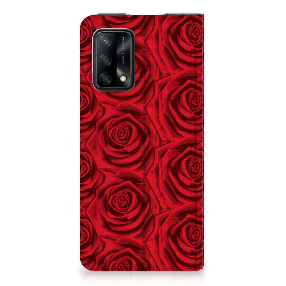 OPPO A74 4G Smart Cover Red Roses - B2C Telecom