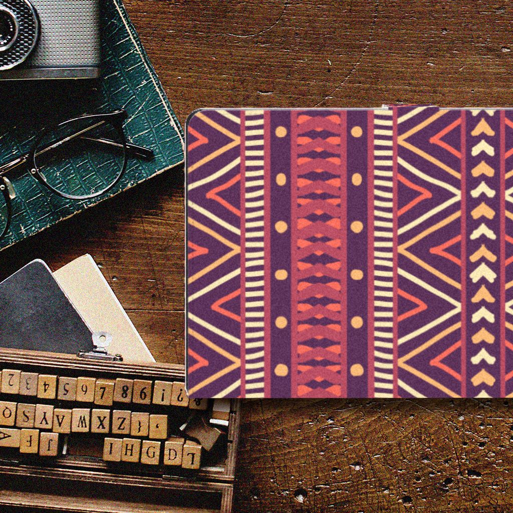 Lenovo Tab P11 | P11 Plus Tablet Hoes Aztec Paars
