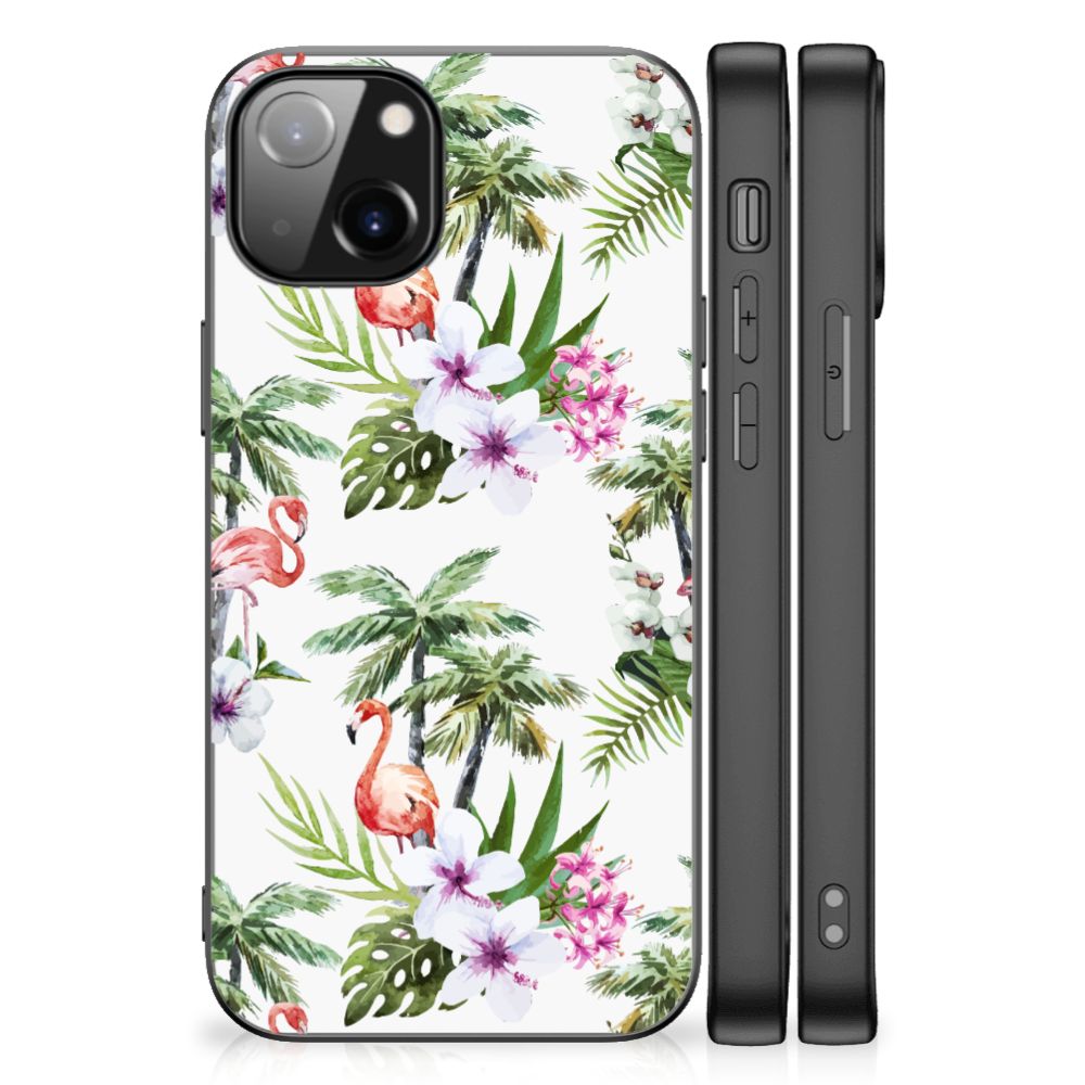 Apple iPhone 13 Dierenprint Telefoonhoesje Flamingo Palms B2C Telecom