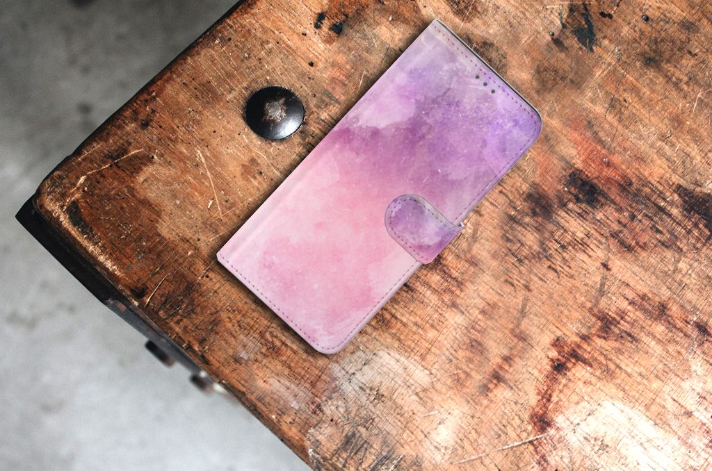 Hoesje Samsung Galaxy S21 Plus Pink Purple Paint