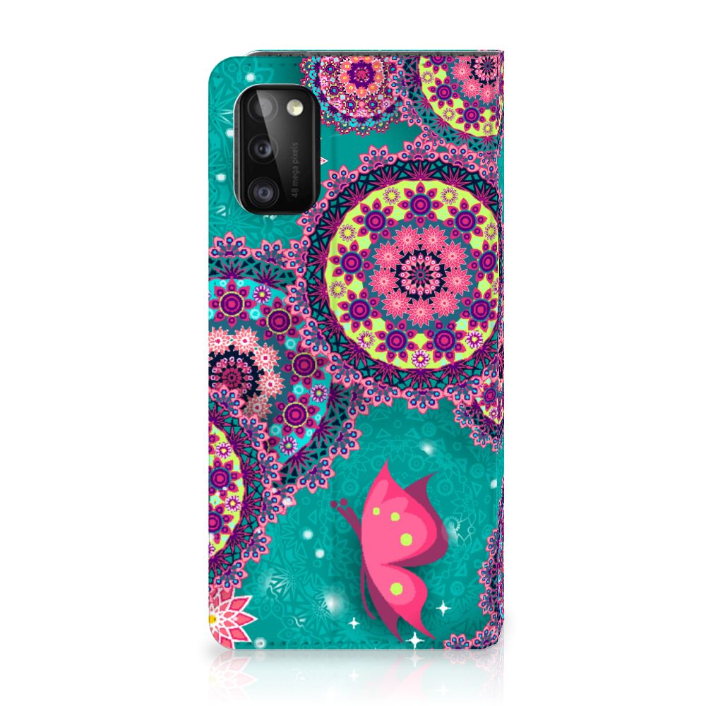 Samsung Galaxy A41 Bookcase Cirkels en Vlinders - B2C Telecom