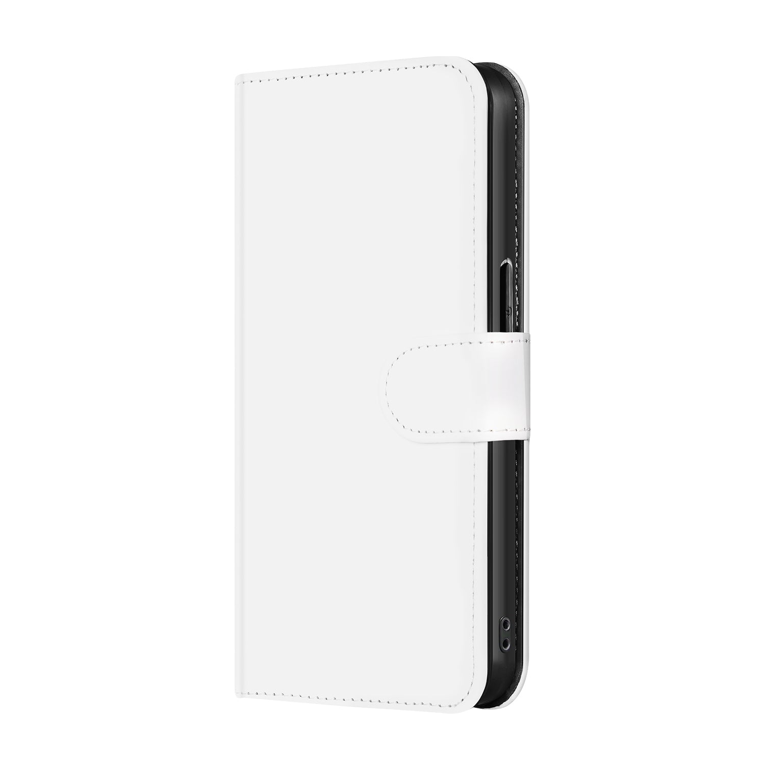iPhone 16e Book Case – PU Leer in wit, elegante book case ontworpen voor optimale bescherming.