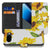 Zonnebloemen bookcase hoesje voor de Google Pixel 10a