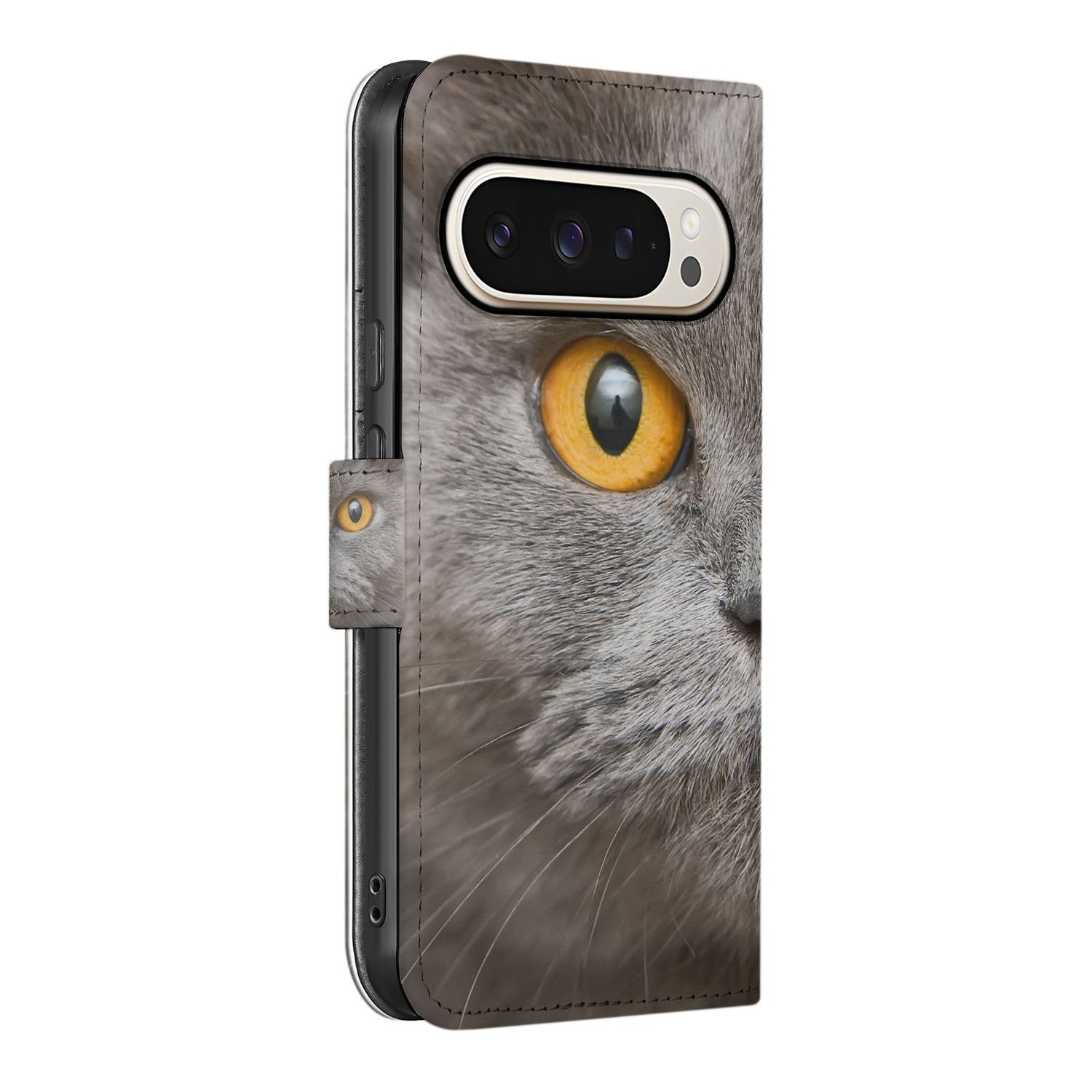 Britse Korthaar Google Pixel 10 | 10 Pro | Book Case design Britse Korthaar aanzicht