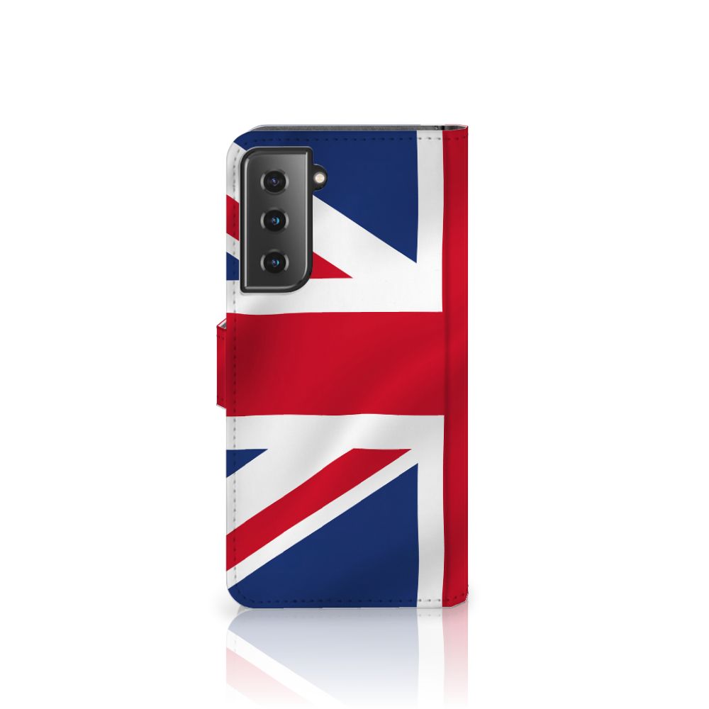 Samsung Galaxy S21 Bookstyle Case Groot-Brittannië