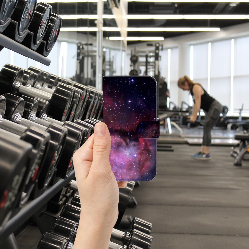 Book Case voor iPhone 13 Pro Galaxy