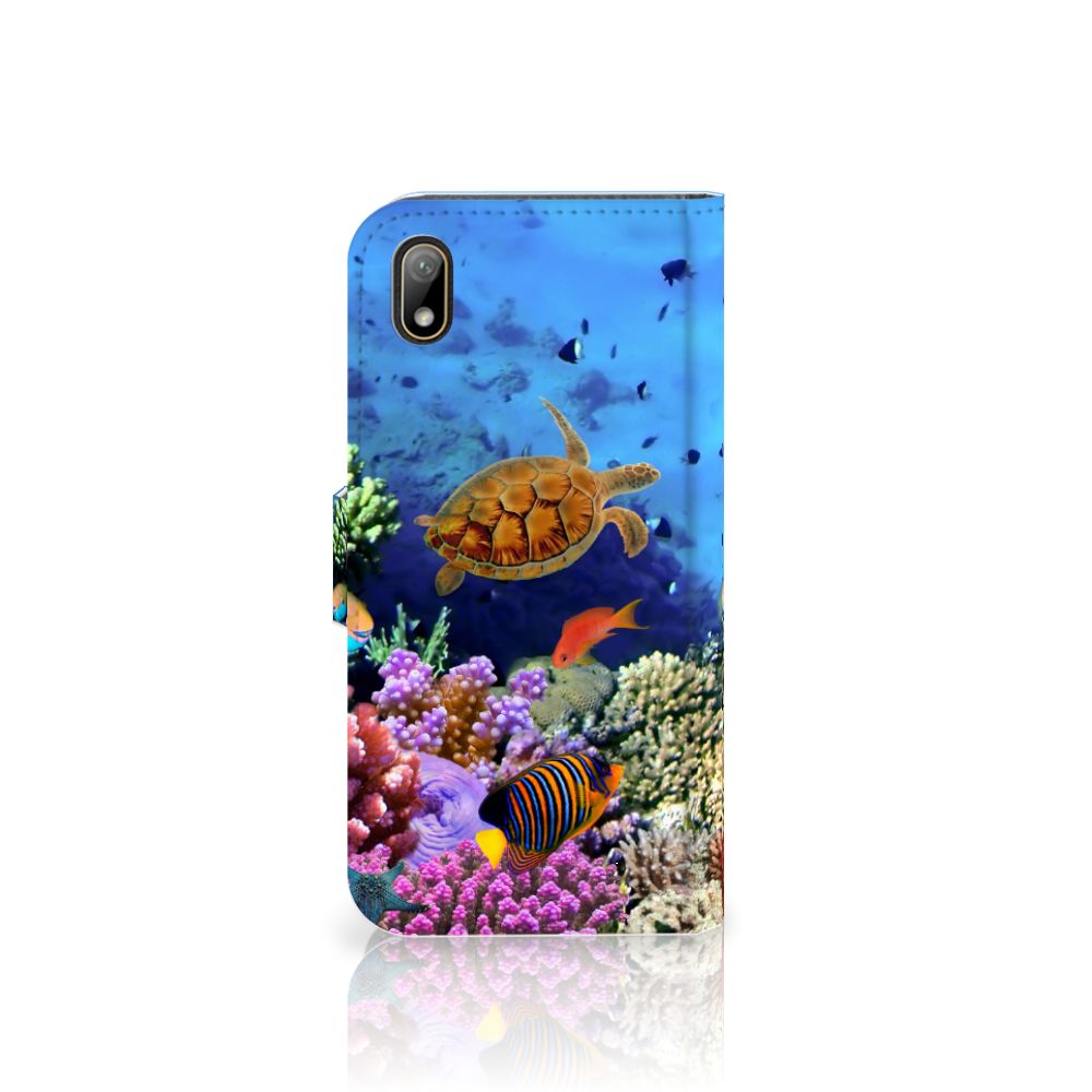 Huawei Y5 (2019) Telefoonhoesje met Pasjes Vissen