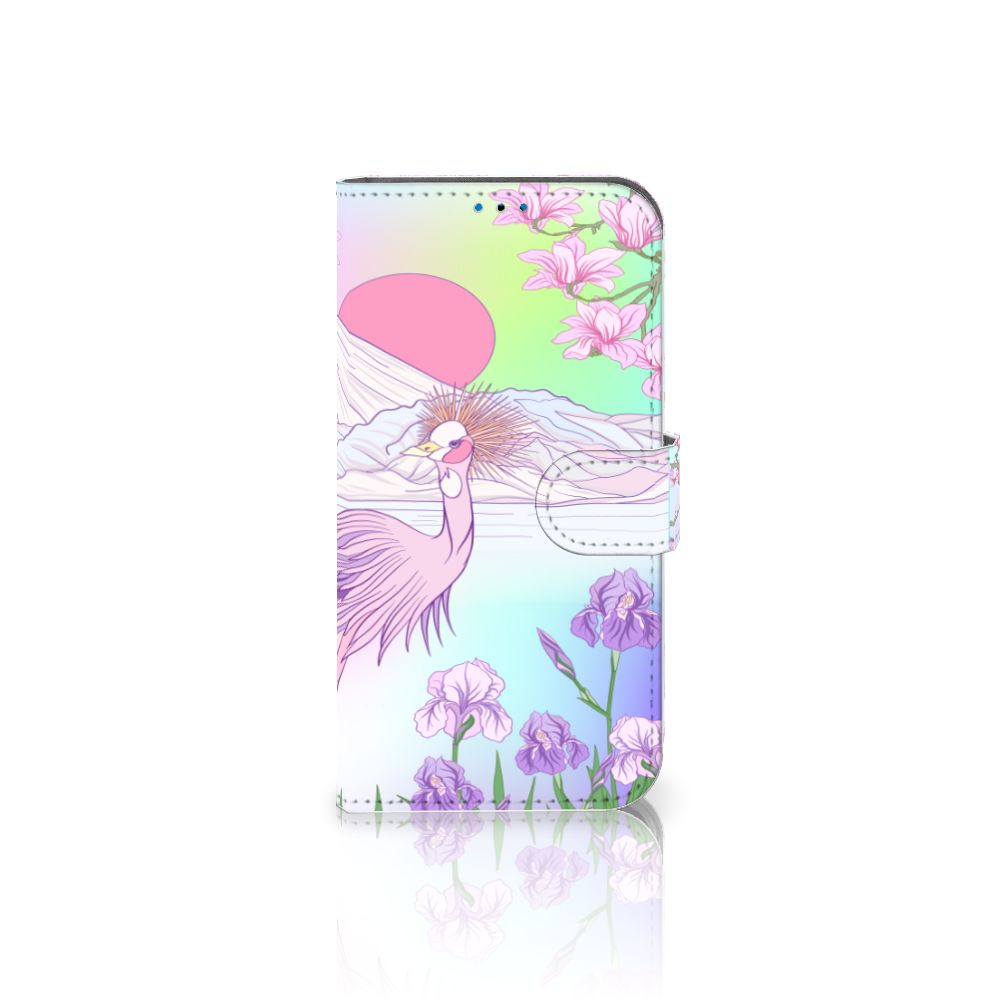 iPhone 14 Pro Telefoonhoesje met Pasjes Bird