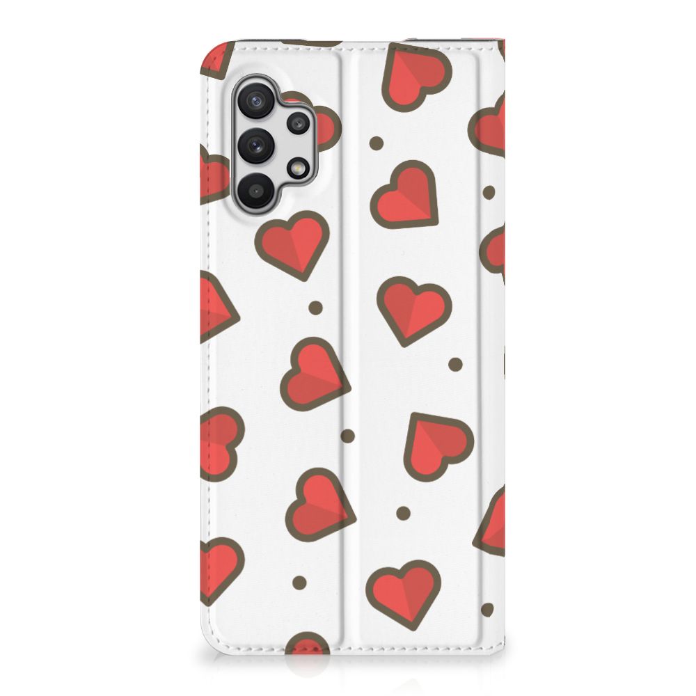 Samsung Galaxy A32 5G Hoesje met Magneet Hearts - B2C Telecom
