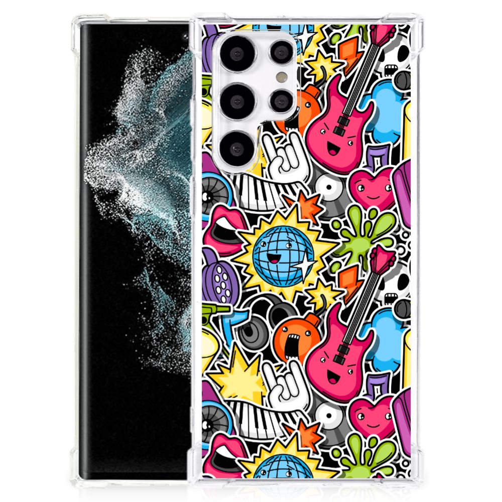 Samsung Galaxy S22 Ultra Anti Shock Bumper Case Punk Rock