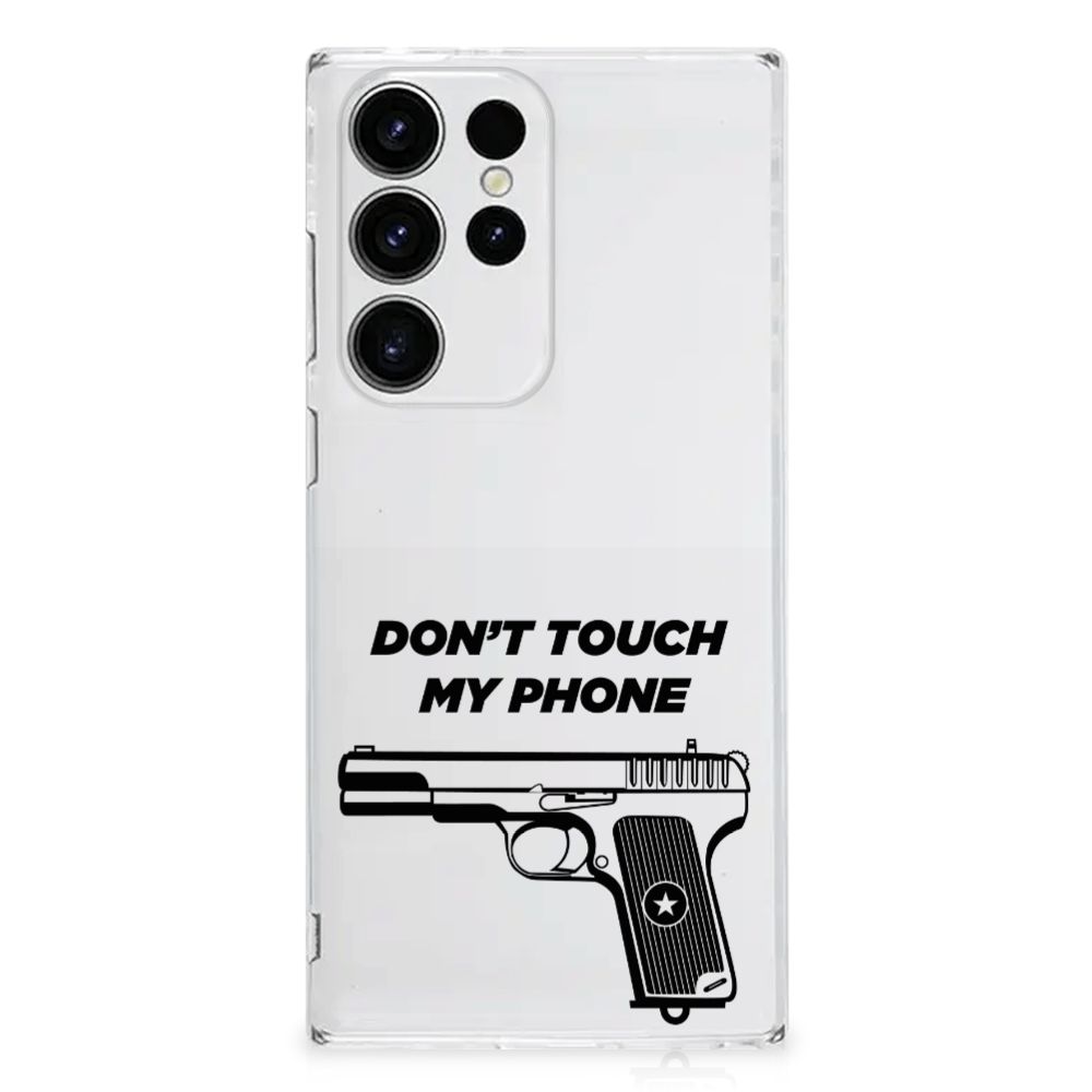 Samsung Galaxy S23 Ultra Silicone-hoesje Pistol DTMP