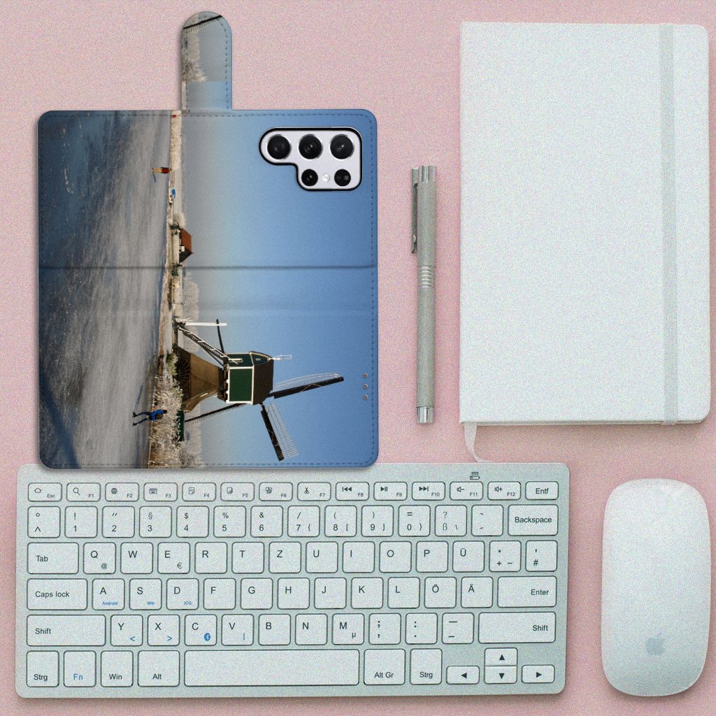 Samsung Galaxy S22 Ultra Flip Cover Schaatsers