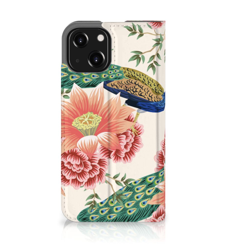 Hoesje maken voor iPhone 13 Mini Pink Peacock - B2C Telecom