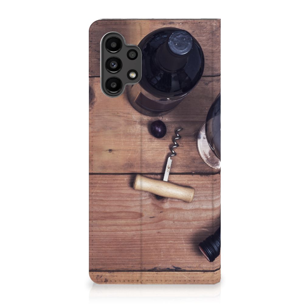 Samsung Galaxy A13 (4G) Flip Style Cover Wijn - B2C Telecom
