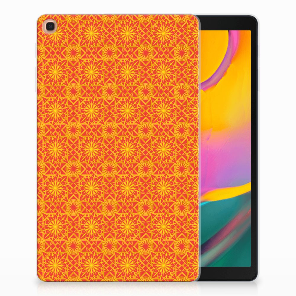 Samsung Galaxy Tab A 10.1 (2019) Hippe Hoes Batik Oranje