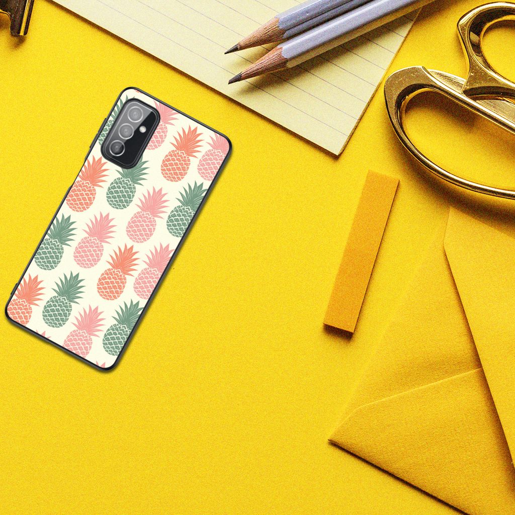 Samsung Galaxy M52 Back Cover Hoesje Ananas B2C Telecom