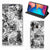 Mobiel BookCase Samsung Galaxy A30 Skulls Angel