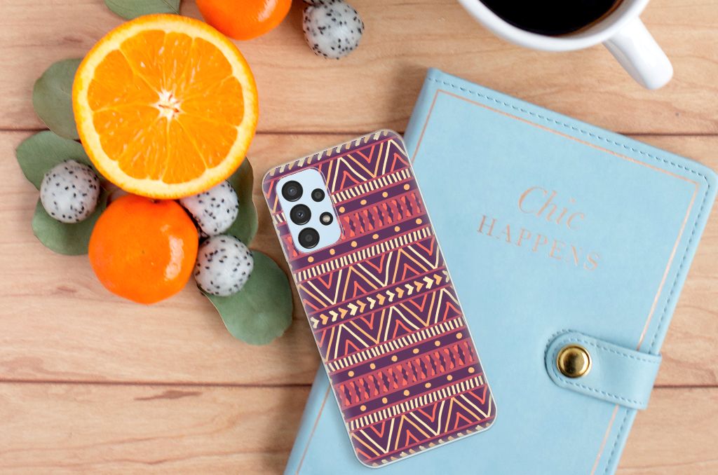 Samsung Galaxy A13 4G TPU bumper Aztec Paars B2C Telecom