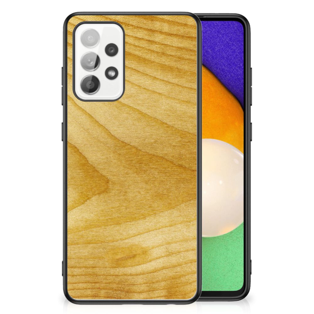 Samsung Galaxy A52 | A52s (5G/4G) Houten Print Telefoonhoesje Licht Hout