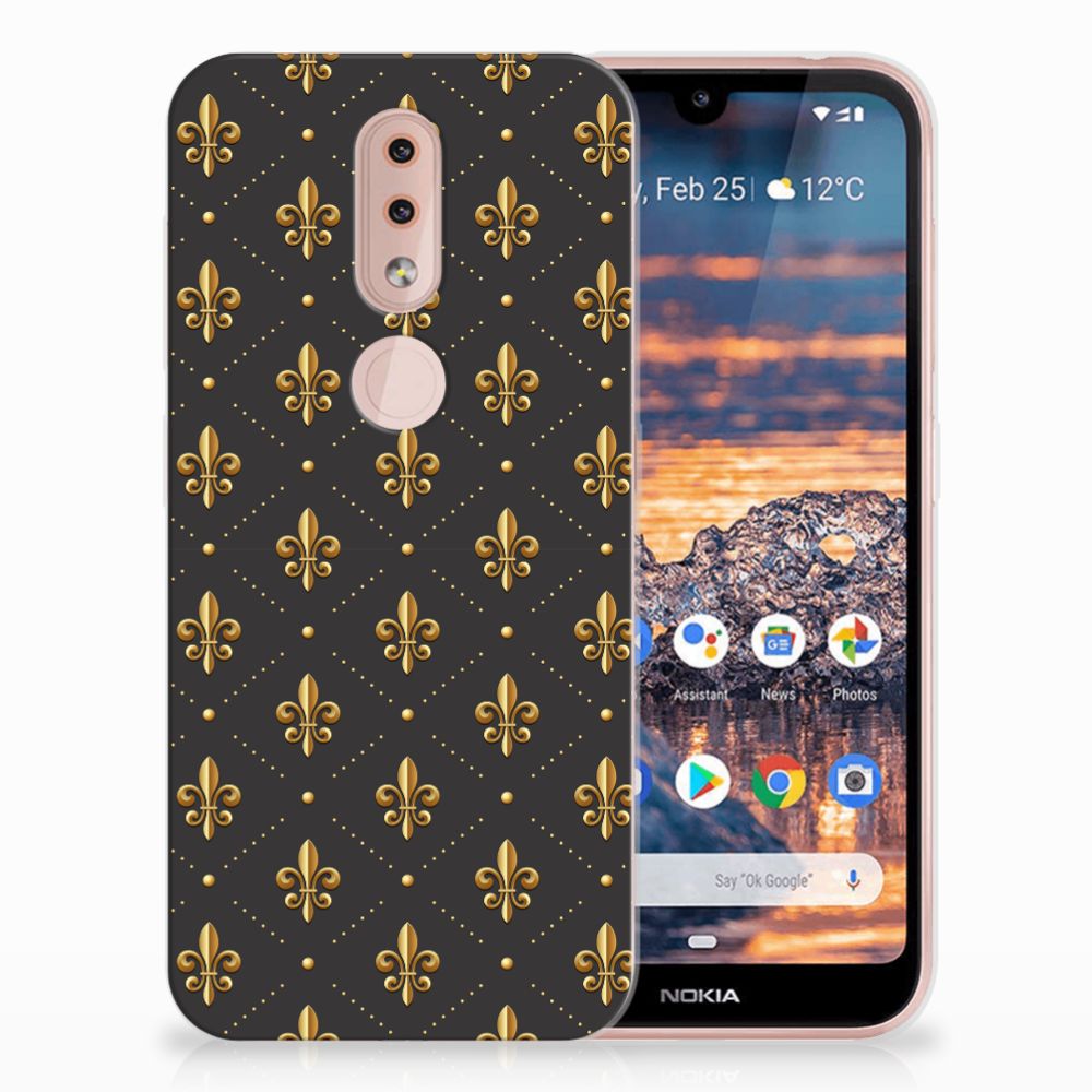Nokia 4.2 TPU bumper Franse Lelie