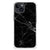 iPhone 15 Plus Anti-Shock Hoesje Marmer Zwart - Origineel Cadeau Vader