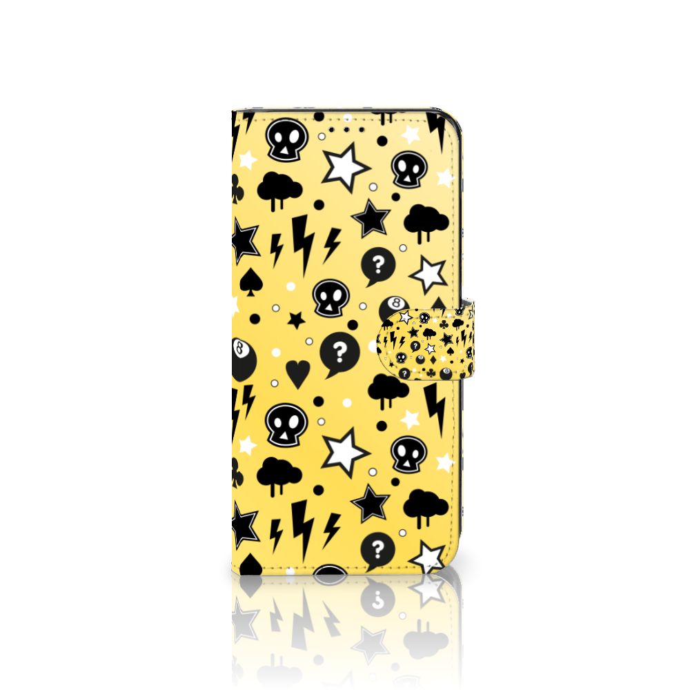 Telefoonhoesje met Naam Motorola Edge 30 Pro Punk Geel