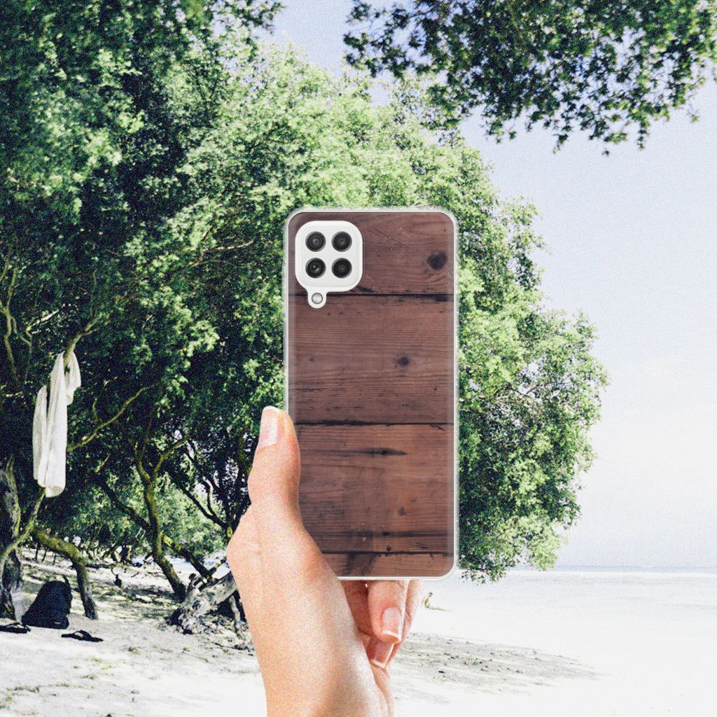 Samsung Galaxy A22 4G | M22 Bumper Hoesje Old Wood B2C Telecom