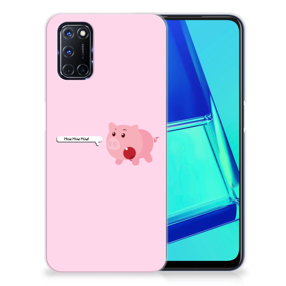 OPPO A52 | A72 Telefoonhoesje met Naam Pig Mud B2C Telecom