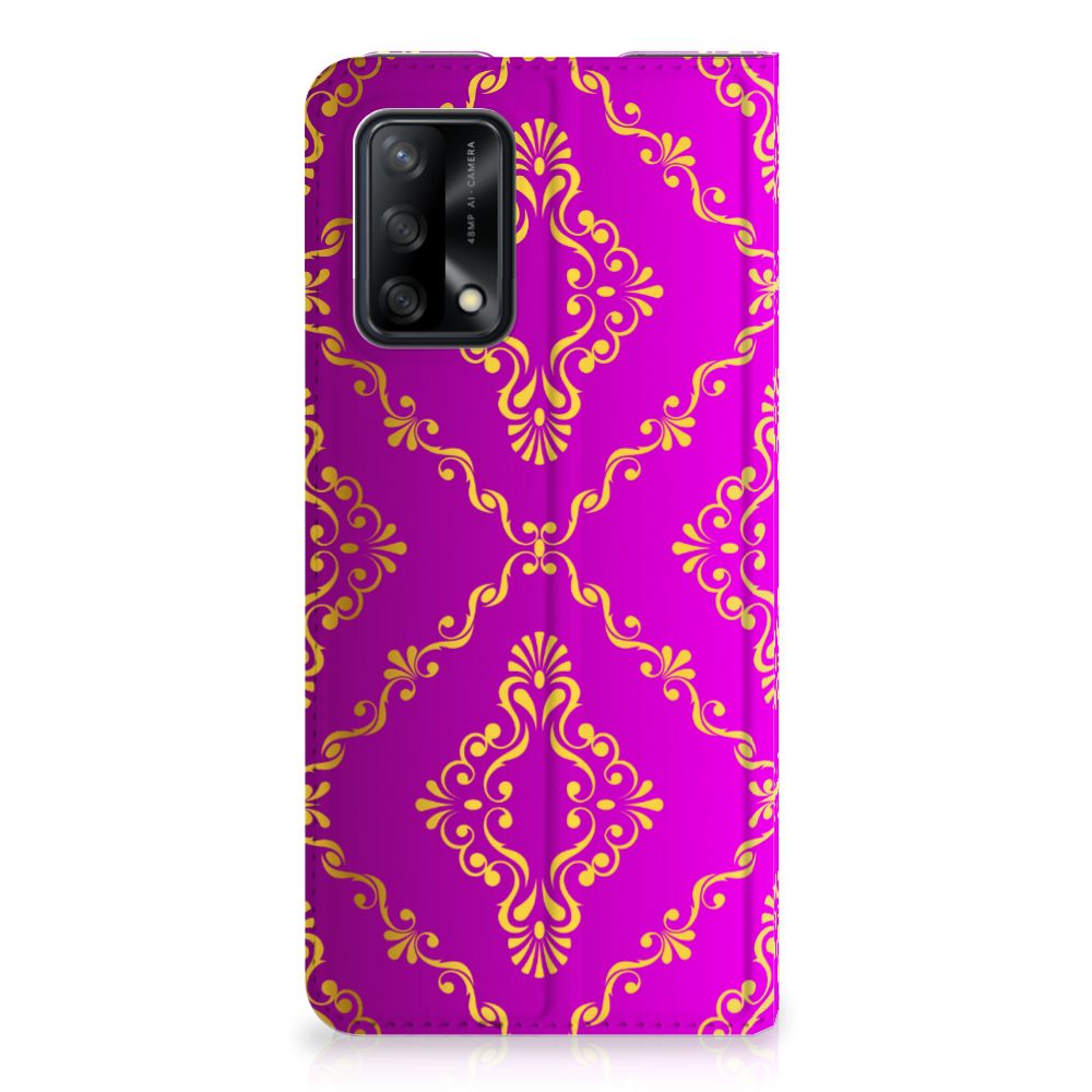 Telefoon Hoesje OPPO A74 4G Barok Roze - B2C Telecom