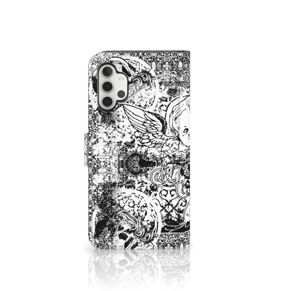 Telefoonhoesje met Naam Samsung Galaxy A32 4G Skulls Angel