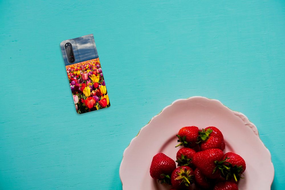 Sony Xperia 5 II Smart Cover Tulpen - B2C Telecom