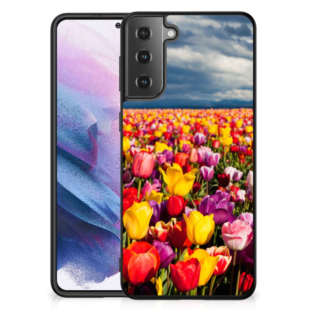 Samsung Galaxy S21 Plus Bloemen Hoesje Tulpen B2C Telecom