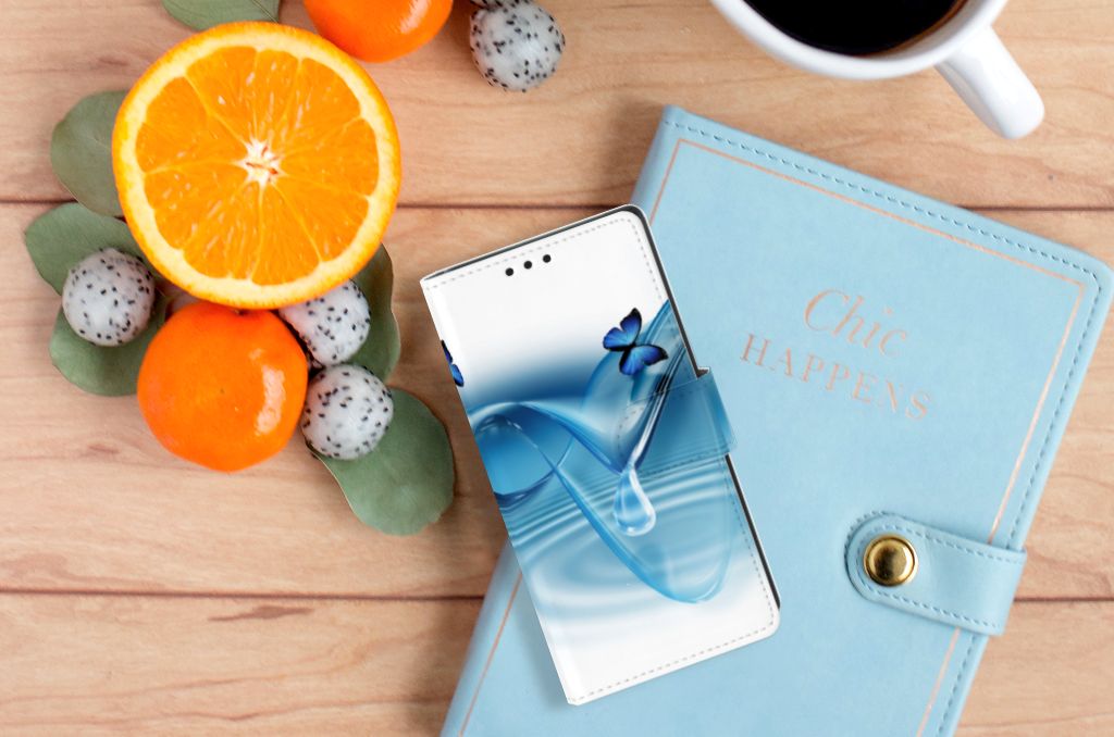 Sony Xperia XA1 Telefoonhoesje met Pasjes Vlinders