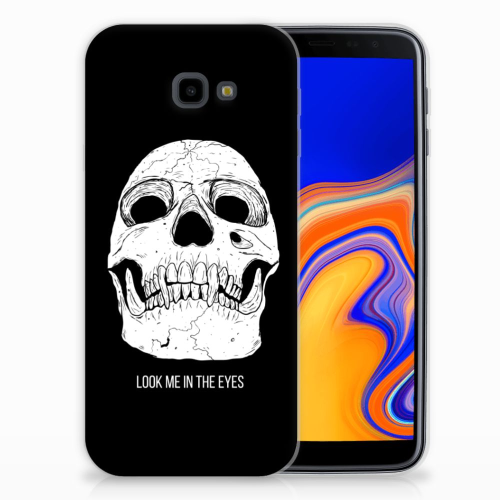 Silicone Back Case Samsung Galaxy J4 Plus (2018) Skull Eyes