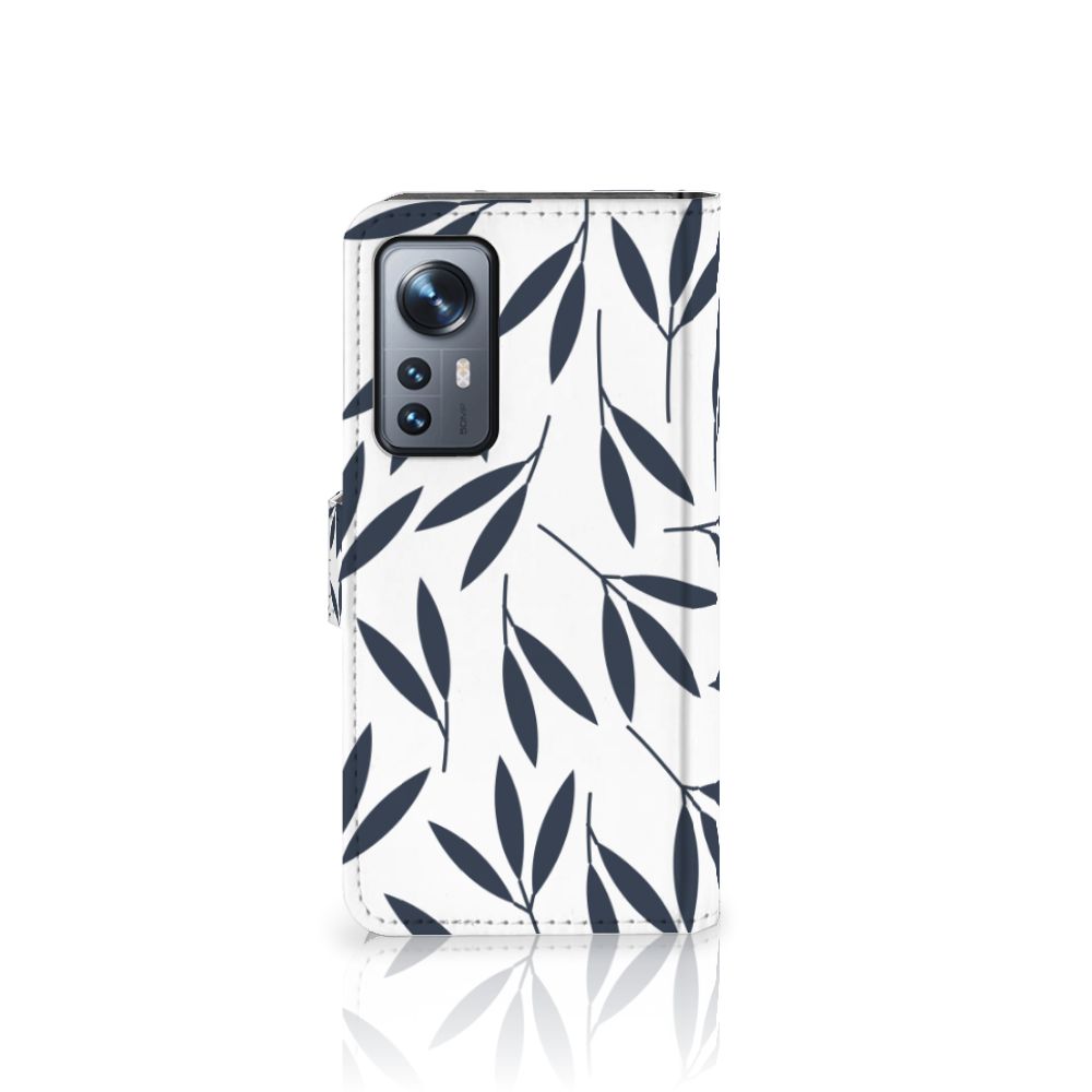 Xiaomi 12 | 12X Hoesje Leaves Blue