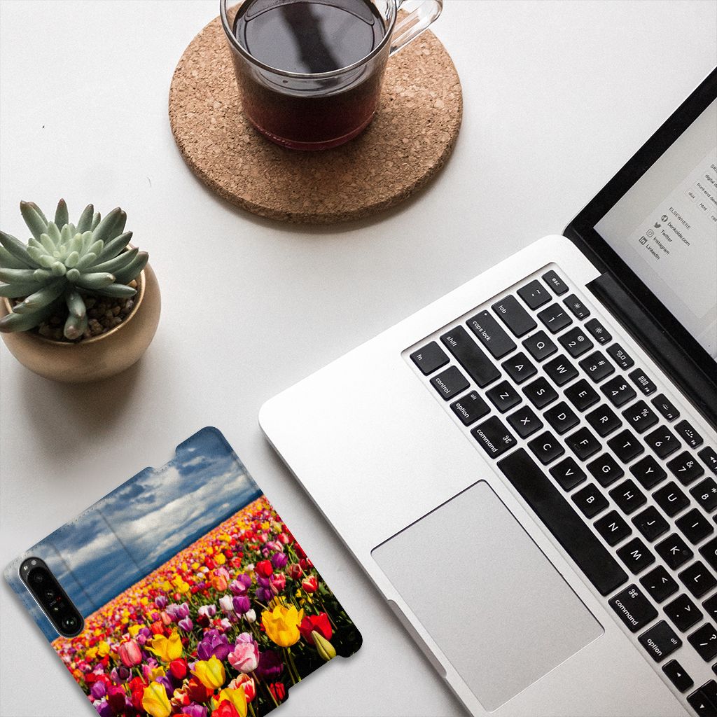 Sony Xperia 1 III Smart Cover Tulpen - B2C Telecom