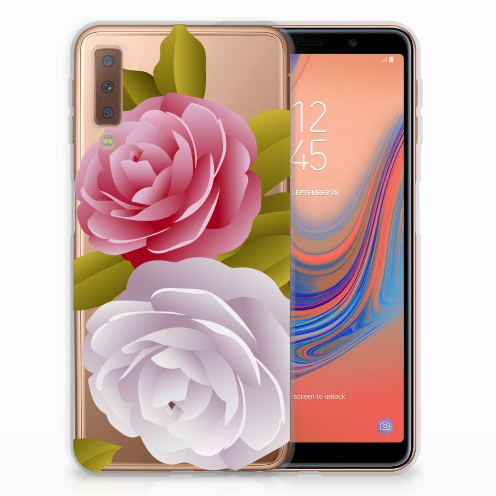 Samsung Galaxy A7 (2018) TPU Case Roses