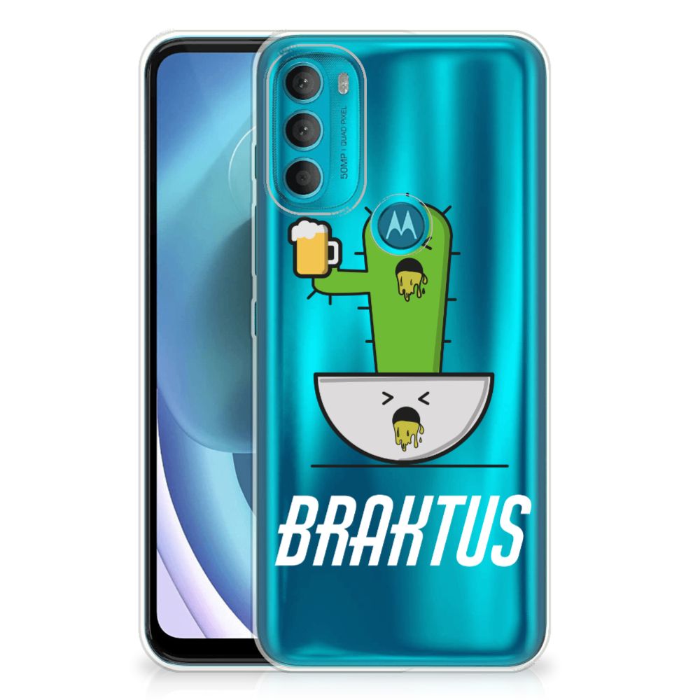 Motorola Moto G71 5G Telefoonhoesje met Naam Braktus