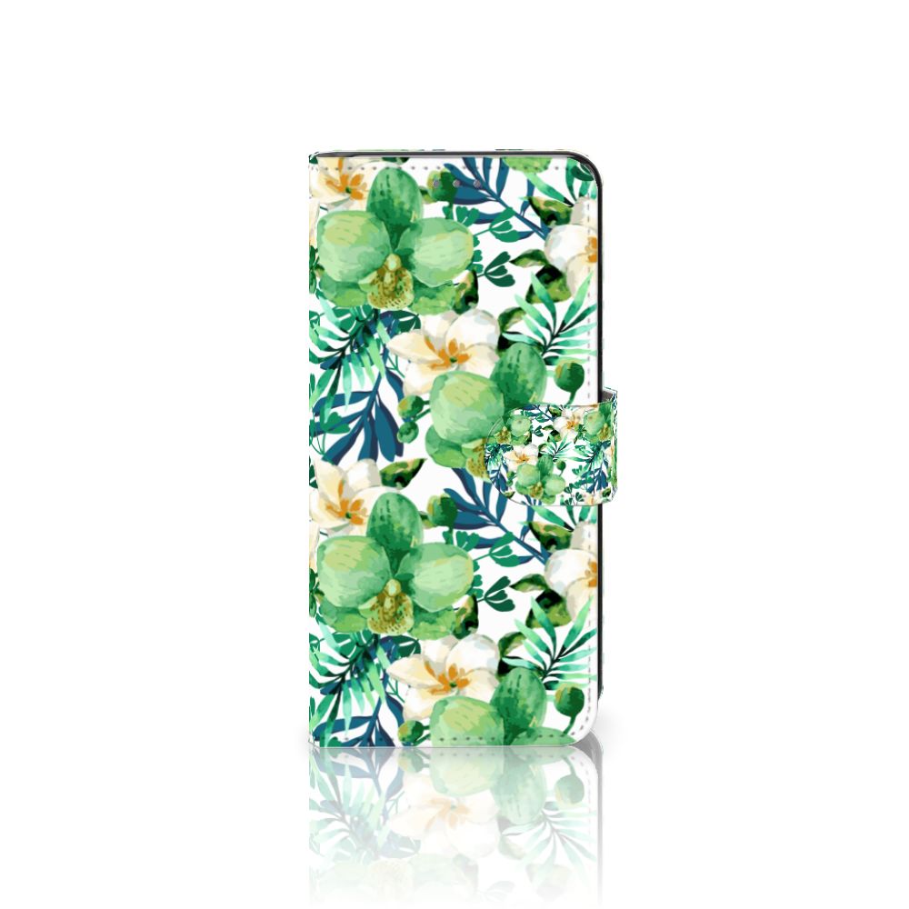 Motorola Edge 30 Neo Hoesje Orchidee Groen