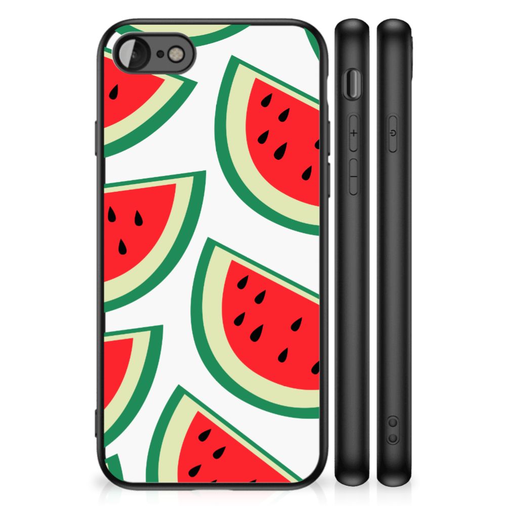 iPhone SE 2022 | SE 2020 | 7/8 Back Cover Hoesje Watermelons met vrolijk watermeloen design.