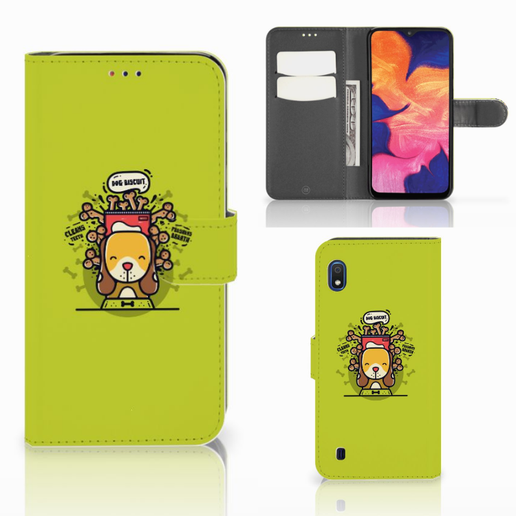 Samsung Galaxy A10 Leuk Hoesje Doggy Biscuit