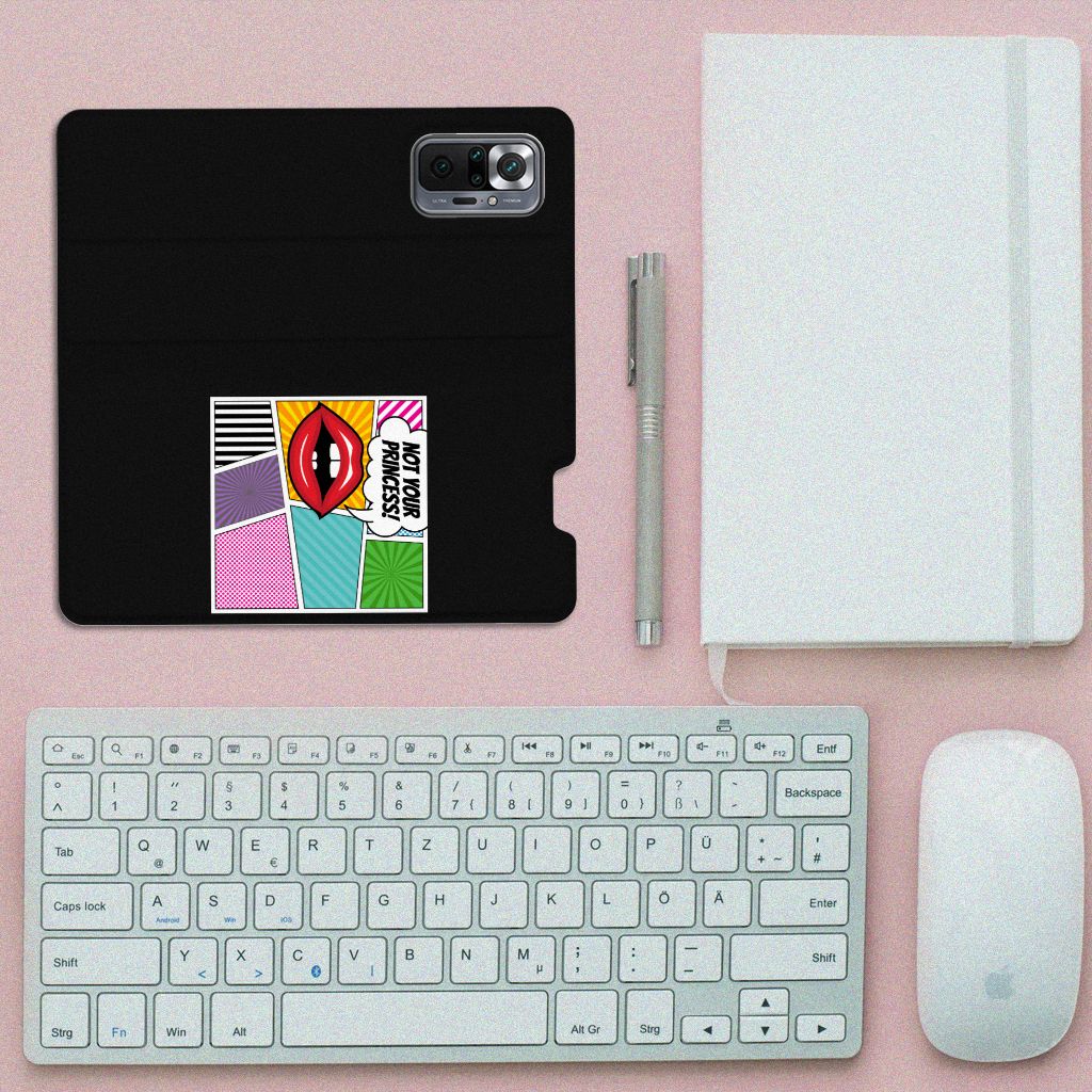 Xiaomi Redmi Note 10 Pro Hippe Standcase Popart Princess - B2C Telecom