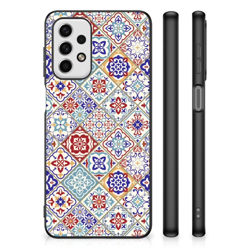 Samsung Galaxy A23 Marmeren Print Telefoonhoesje Tiles Color B2C Telecom
