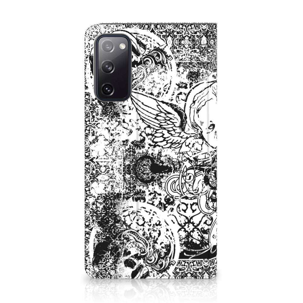Mobiel BookCase Samsung Galaxy S20 FE Skulls Angel - B2C Telecom