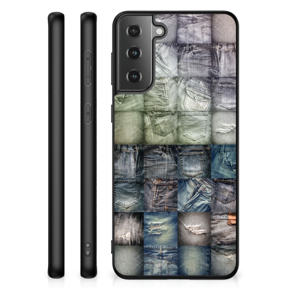 GSM Cover Samsung Galaxy S21 Plus Spijkerbroeken B2C Telecom